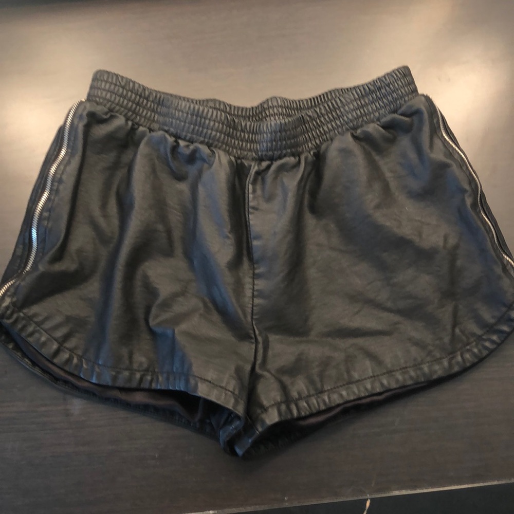 Forever 21 leather shorts